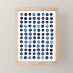 Blueberries | Watercolour Pattern Mini Art Print Gallery Image 1