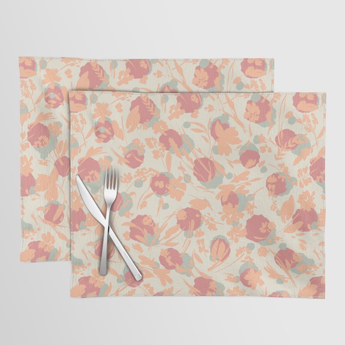 Abstract wild garden 2SM Placemat Gallery Image 1