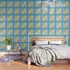 Iceberg & Golden Poppy: Les Fleurs | Flower Market Color Series 03 Wallpaper Gallery Image 3