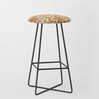 Retro garden pattern Stool Gallery Image 1