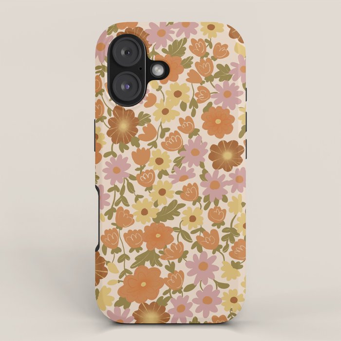 Retro garden pattern iPhone Case Gallery Image 1