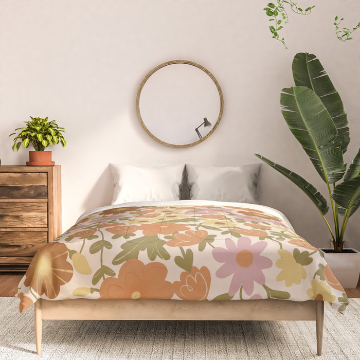 Retro garden pattern Comforter Gallery Image 3