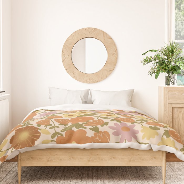 Retro garden pattern Duvet Cover Gallery Image 3