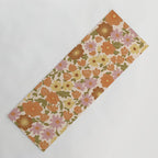 Retro garden pattern Yoga Mat Gallery Image 1