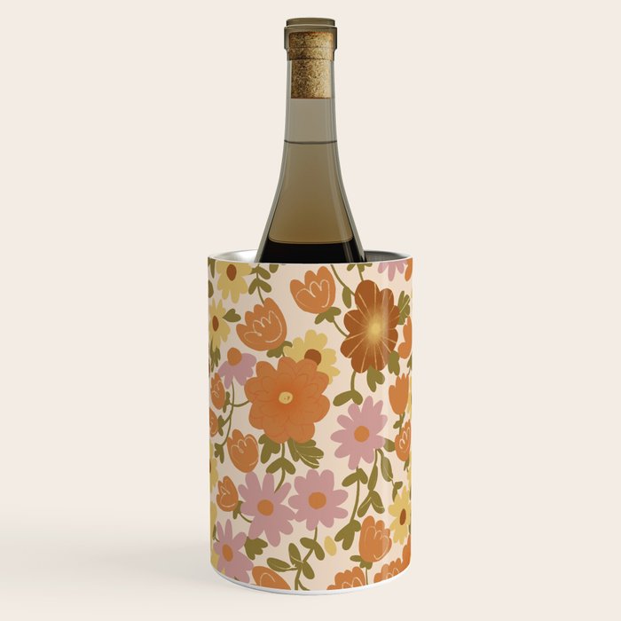 Retro garden pattern Wine Chiller Gallery Image 2
