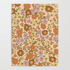 Retro garden pattern Poster Gallery Image 4