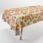 Retro garden pattern Tablecloth Gallery Image 1
