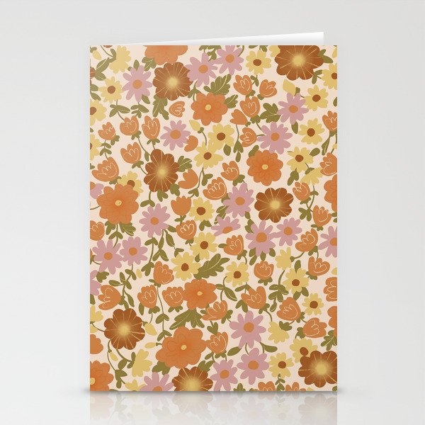 Retro garden pattern Stationery Card Gallery Image 1