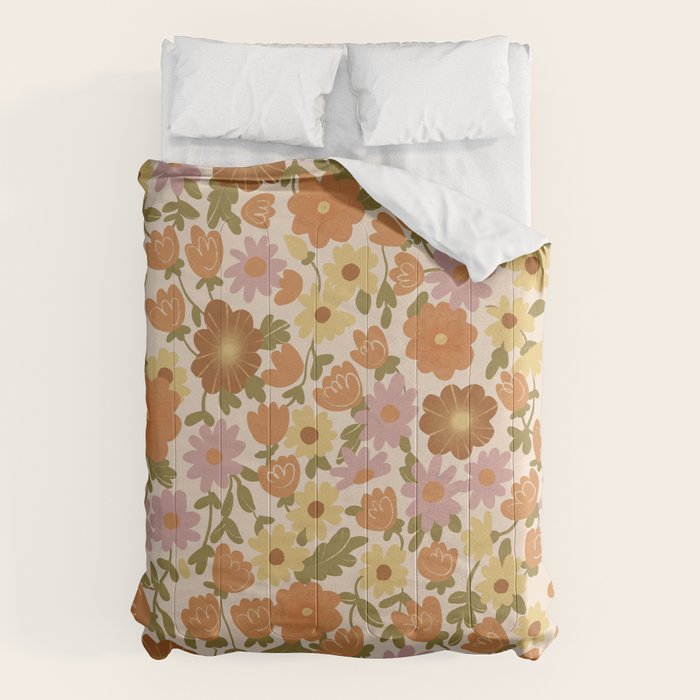 Retro garden pattern Comforter Gallery Image 1