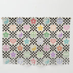 Retro Colorful Nostalgia Double Checker Wall Hanging Gallery Image 1