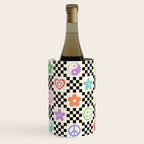 Retro Colorful Nostalgia Double Checker Wine Chiller Gallery Image 2