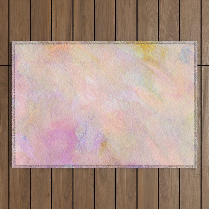 Sunset, Abstract Expression (6) Outdoor Rug Gallery Image 1