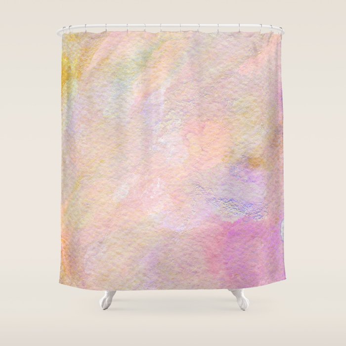 Sunset, Abstract Expression (6) Shower Curtain Gallery Image 1