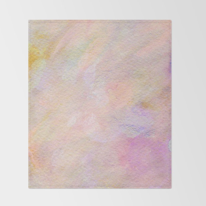 Sunset, Abstract Expression (6) Throw Blanket Gallery Image 2