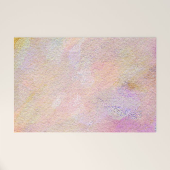 Sunset, Abstract Expression (6) Welcome Mat Gallery Image 1