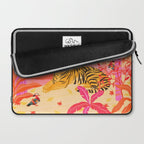 Tiger and Mandarin Ducks Laptop Sleeve Gallery Image 2
