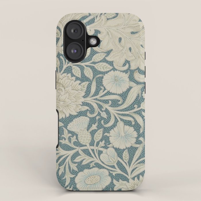 William Morris Double Bough Slate Blue iPhone Case Gallery Image 1
