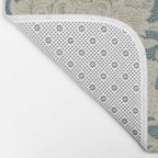 William Morris Double Bough Slate Blue Bath Mat Gallery Image 2
