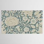 William Morris Double Bough Slate Blue Tablecloth Gallery Image 2