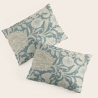 William Morris Double Bough Slate Blue Pillow Sham Gallery Image 3
