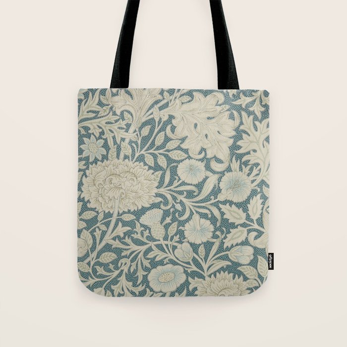 William Morris Double Bough Slate Blue Tote Bag Gallery Image 1