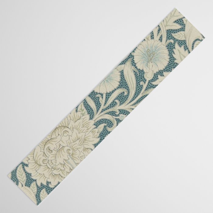 William Morris Double Bough Slate Blue Table Runner Gallery Image 3