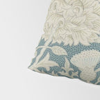 William Morris Double Bough Slate Blue Pillow Sham Gallery Image 4