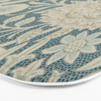 William Morris Double Bough Slate Blue Bath Mat Gallery Image 3