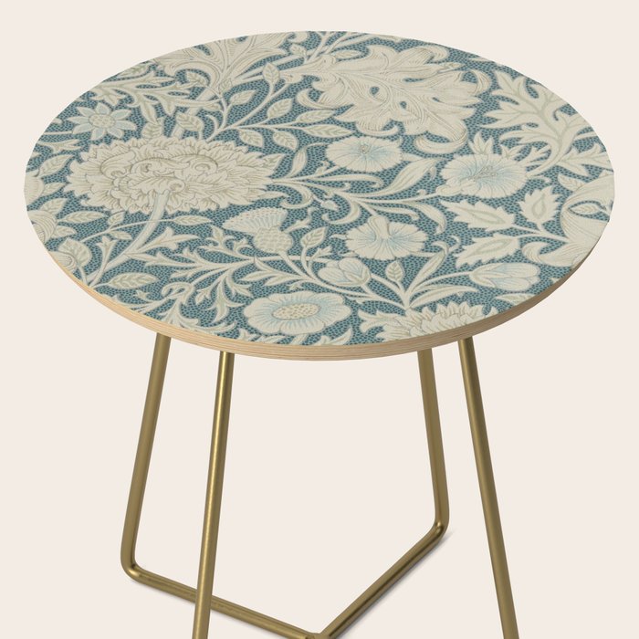 William Morris Double Bough Slate Blue Side Table Gallery Image 2
