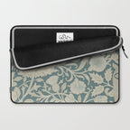 William Morris Double Bough Slate Blue Laptop Sleeve Gallery Image 2