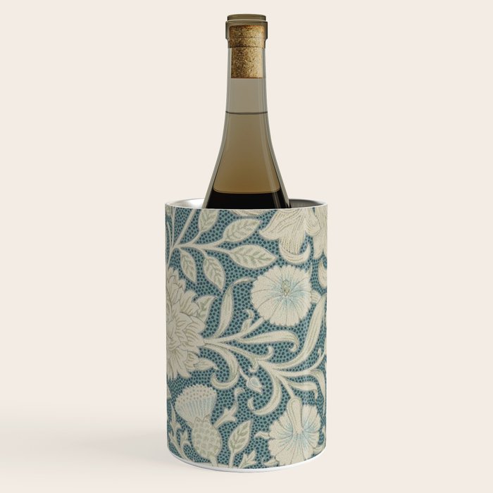 William Morris Double Bough Slate Blue Wine Chiller Gallery Image 1
