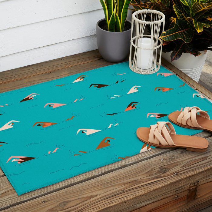 Swimming pool Outdoor Rug Gallery Image 2