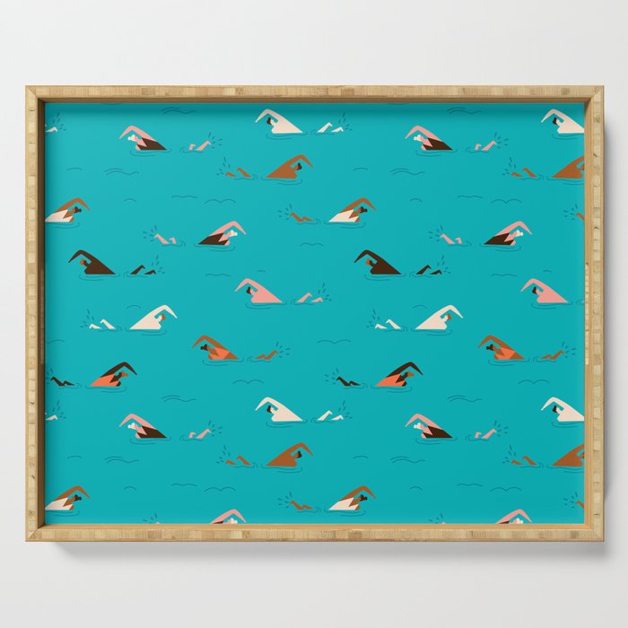 Swimming pool Serving Tray Gallery Image 1