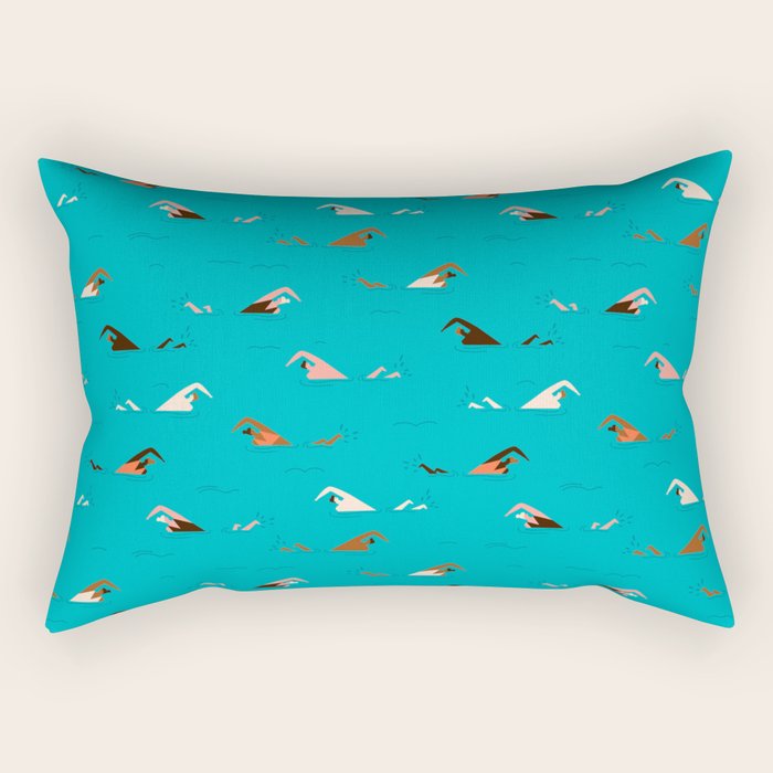 Swimming pool Rectangular Pillow Gallery Image 2