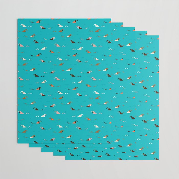 Swimming pool Wrapping Paper Gallery Image 3
