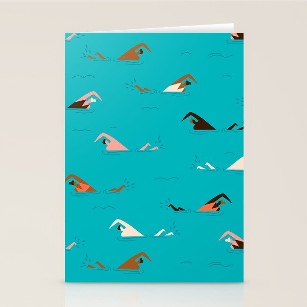 Swimming pool Stationery Card Gallery Image 2