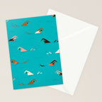 Swimming pool Stationery Card Gallery Image 2
