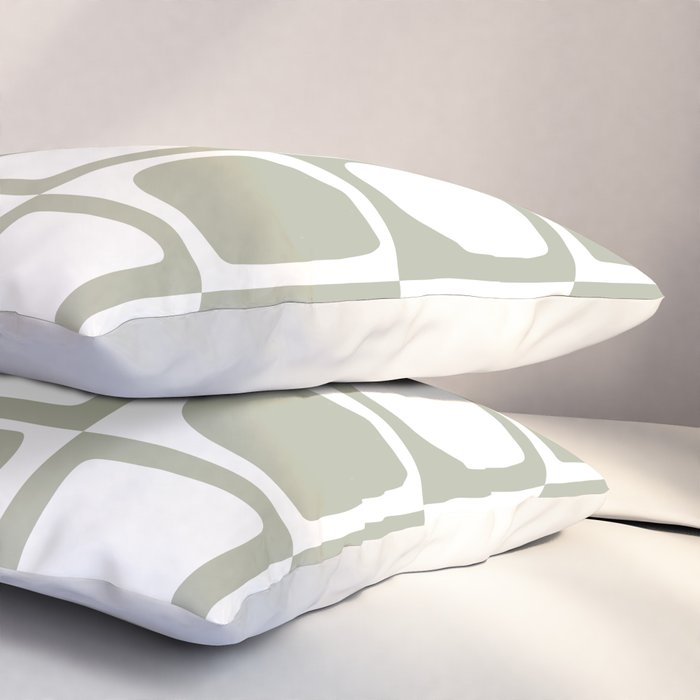 Art forms (sage) Pillow Sham Gallery Image 3