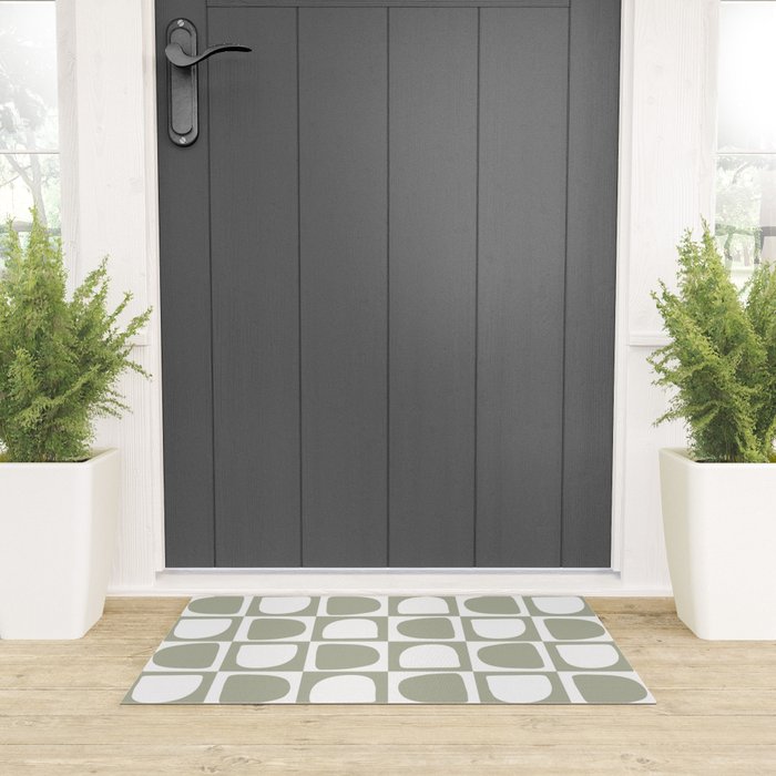 Art forms (sage) Welcome Mat Gallery Image 3
