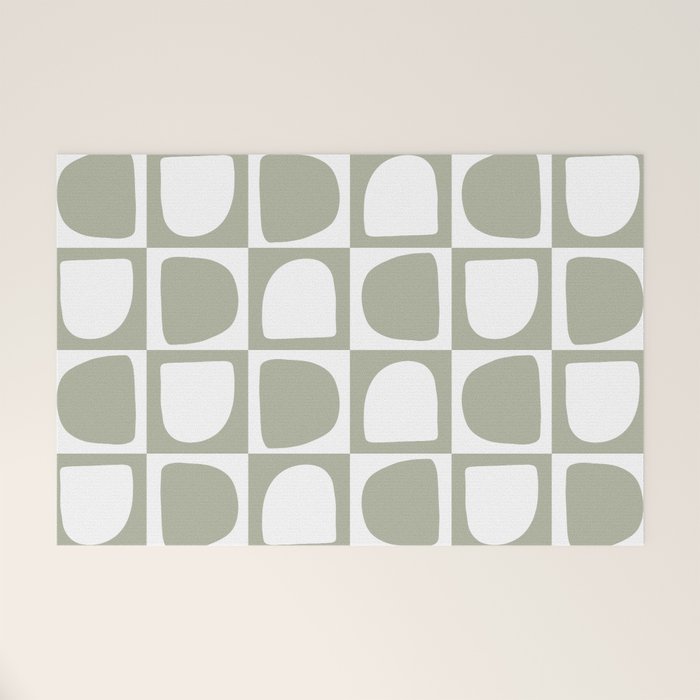 Art forms (sage) Welcome Mat Gallery Image 1