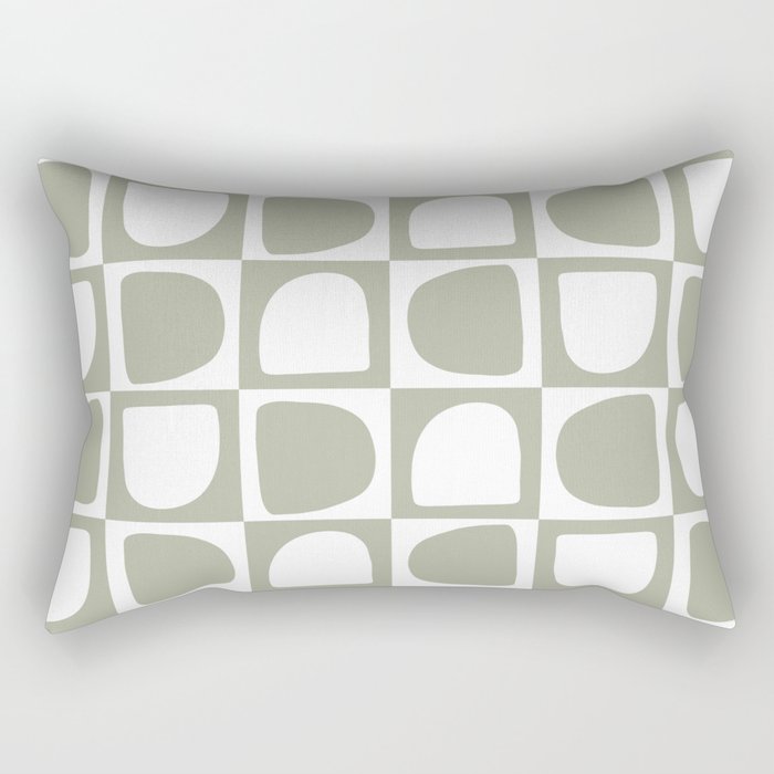 Art forms (sage) Rectangular Pillow Gallery Image 1