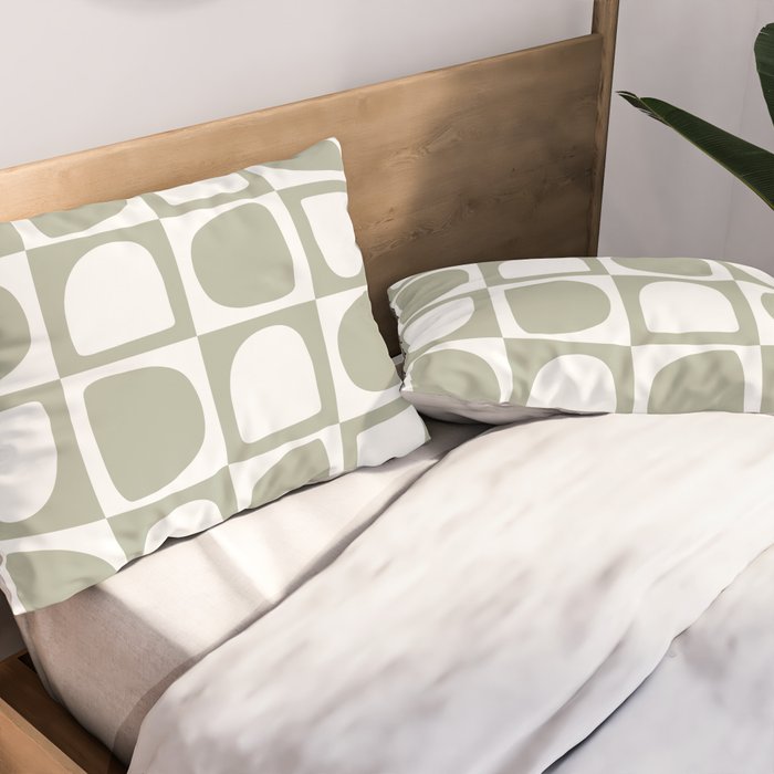 Art forms (sage) Pillow Sham Gallery Image 2