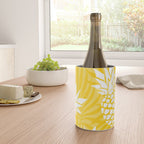 Bright Yellow, Summer, Pineapple Art Wine Chiller Gallery Image 4