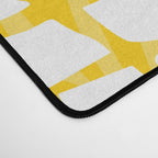 Bright Yellow, Summer, Pineapple Art Desk Mat Gallery Image 4