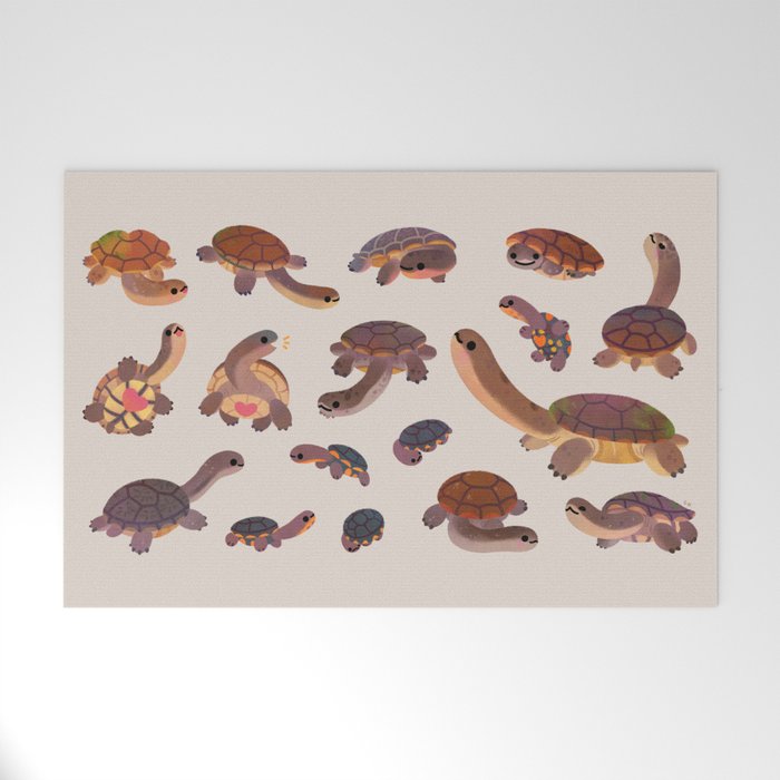 Snake-necked turtle Welcome Mat Gallery Image 1
