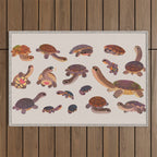 Snake-necked turtle Outdoor Rug Gallery Image 1