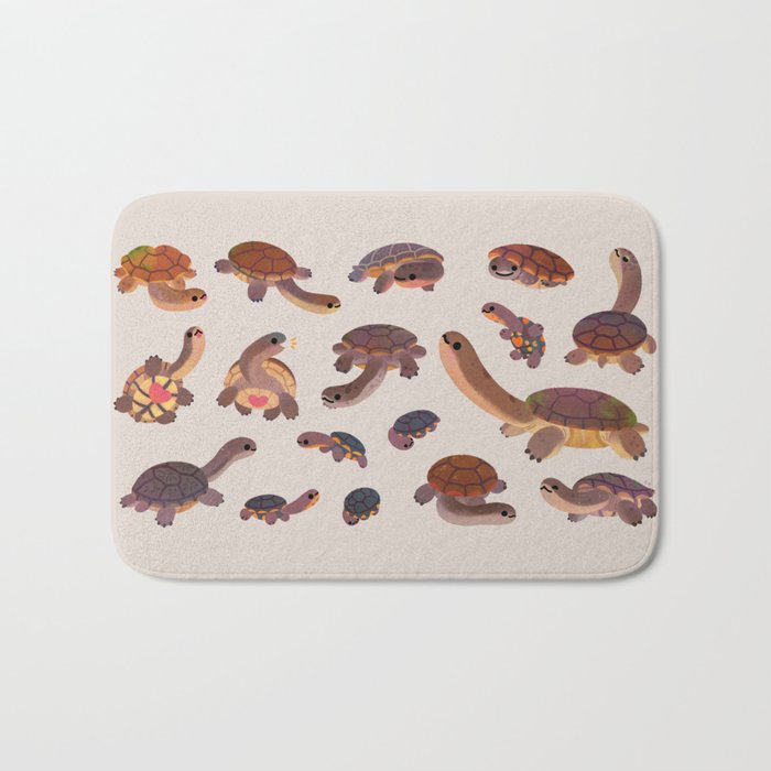 Snake-necked turtle Bath Mat Gallery Image 1