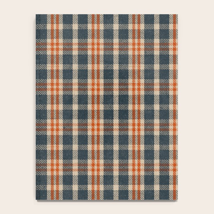 North Country Plaid - classic blue and red Notebook Gallery Image 4