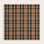 North Country Plaid - classic blue and red Wood Wall Art Gallery Image 1