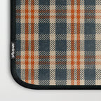 North Country Plaid - classic blue and red Laptop Sleeve Gallery Image 3